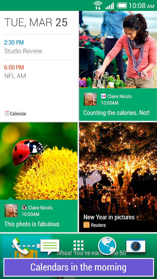 HTC BlinkFeed - screenshot