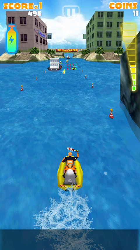 Speed ​fast ​powerboat game - screenshot