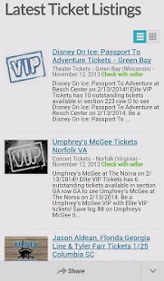 Ticket Classifieds - screenshot thumbnail