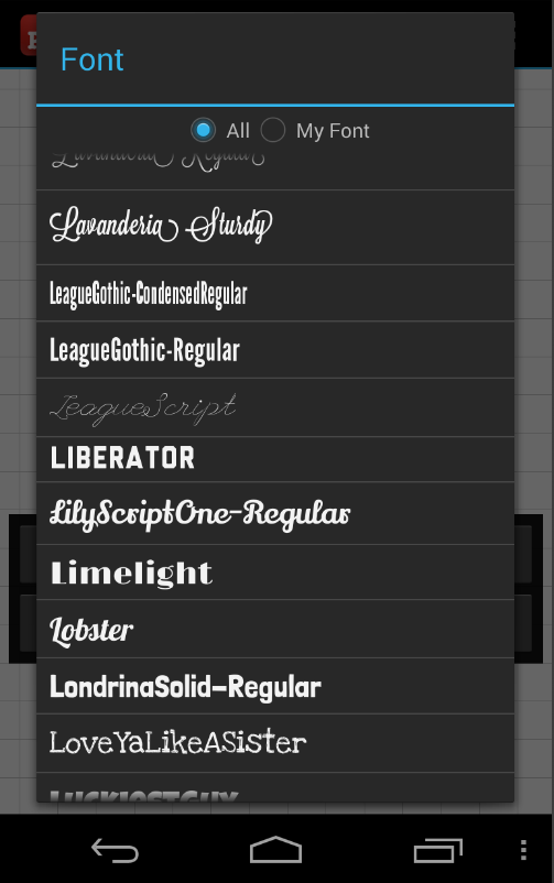 Phonto - Texto em Imagem - screenshot