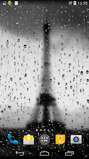 Rain In Paris Live Wallpaper