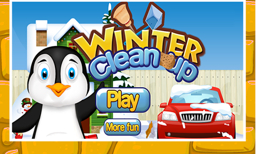 Winter Snow Clean Up -Kid Game