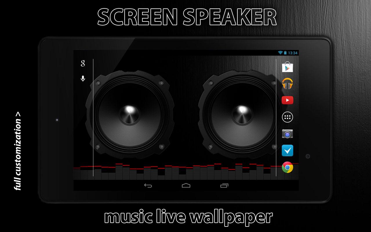 Screen Speaker Music Wallpaper - screenshot