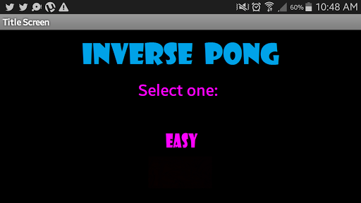 Inverse Pong