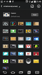Black Go Launcher Theme Free - screenshot thumbnail