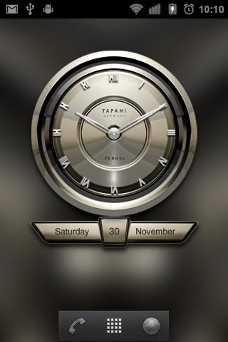PLATINUM Designer Clock Widget Screen 3