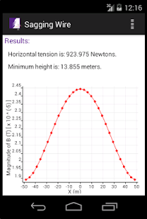 Sagging Wire Calculator Screenshots 3
