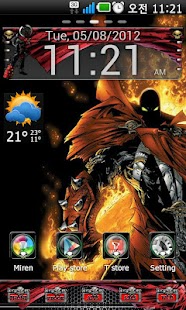 Spawn Go Launcher ex theme