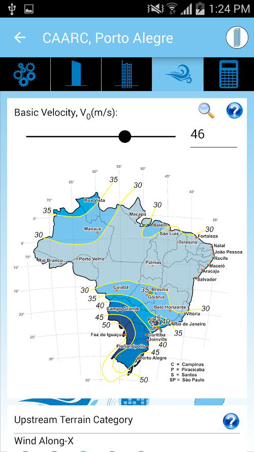 Android application wool:BRAZIL (Wind Code 6123) screenshort