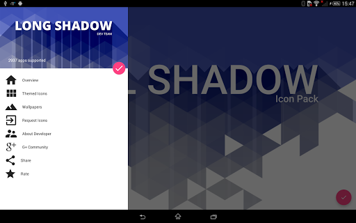 【免費個人化App】Dual Shadow - Icon Pack-APP點子