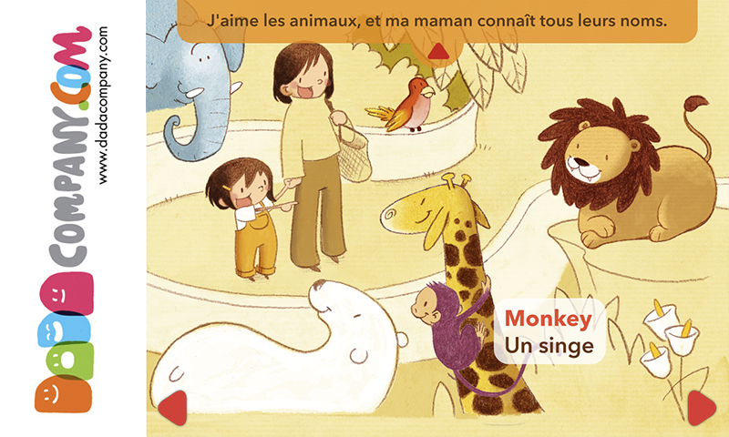 Apprends langlais avec Zoé Screen 3