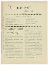 Tijdschrift L'Epreuve