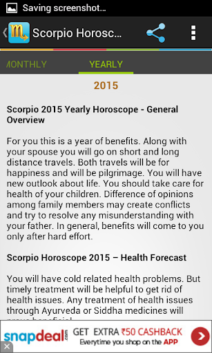 【免費生活App】Scorpio Horoscope-APP點子