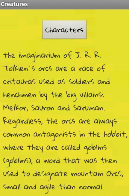 A character analysis of the characters from the hobbit by j r r tolkien