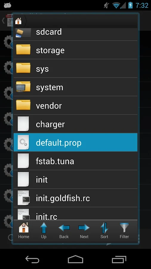 Build Prop Editor - screenshot