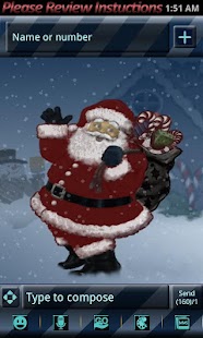 Download Christmas Santa 3D for GO SMS APK for PC