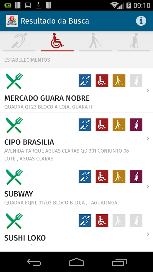    Turismo Acessível- screenshot  