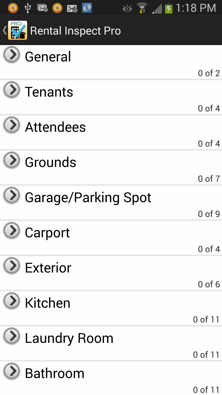 Rental Inspect Pro Screen 2