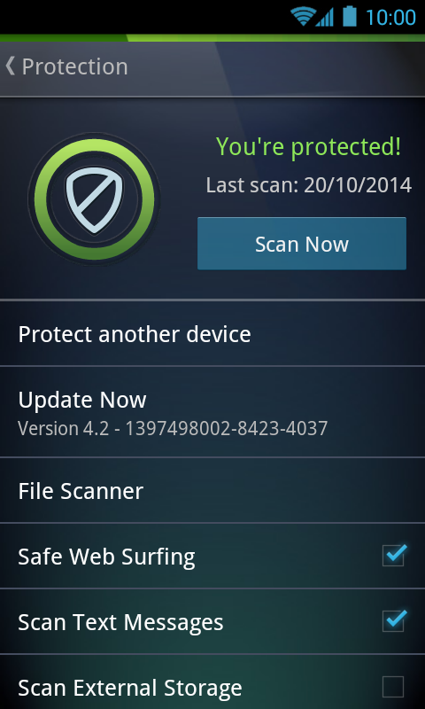 AntiVirus PRO Android Security screenshot