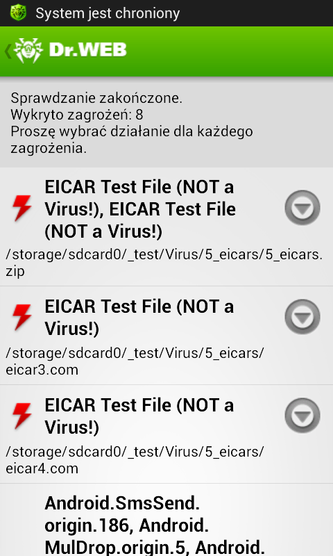 Dr.Web Anti-virus Light Android