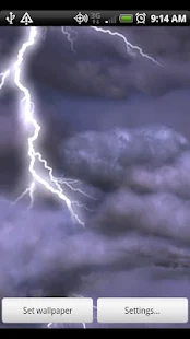 Fond d'écran animé Orage - screenshot thumbnail