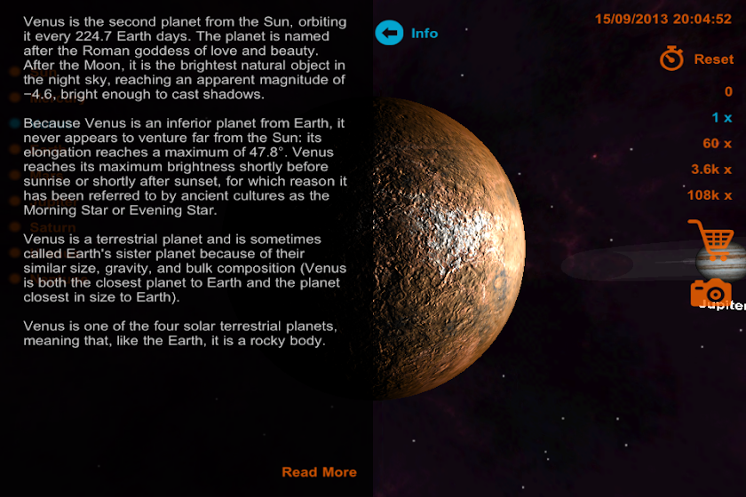 Solar System 3D Screen 2