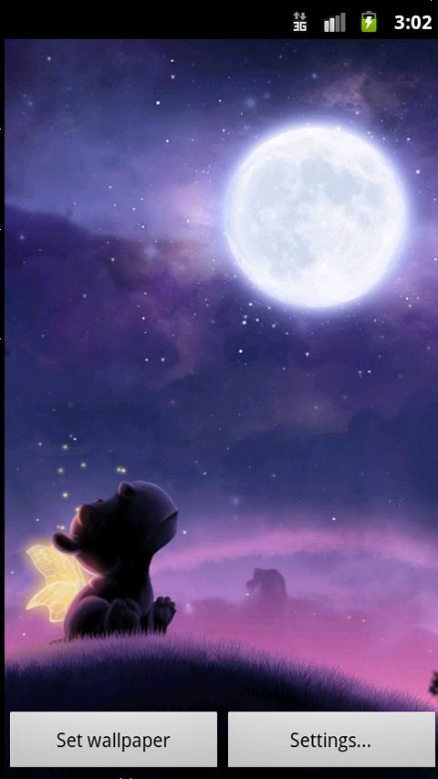 Android application Hippo Chub Live Wallpaper screenshort