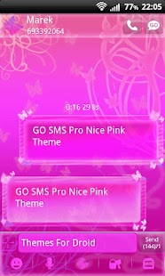How to mod Nice Pink Theme for GO SMS Pro lastet apk for bluestacks