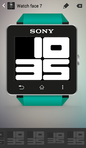 Big Rounded Digital Watch Face