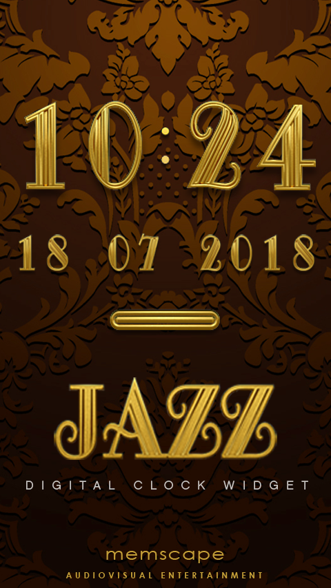 JAZZ Digital Clock Widget Screen 3