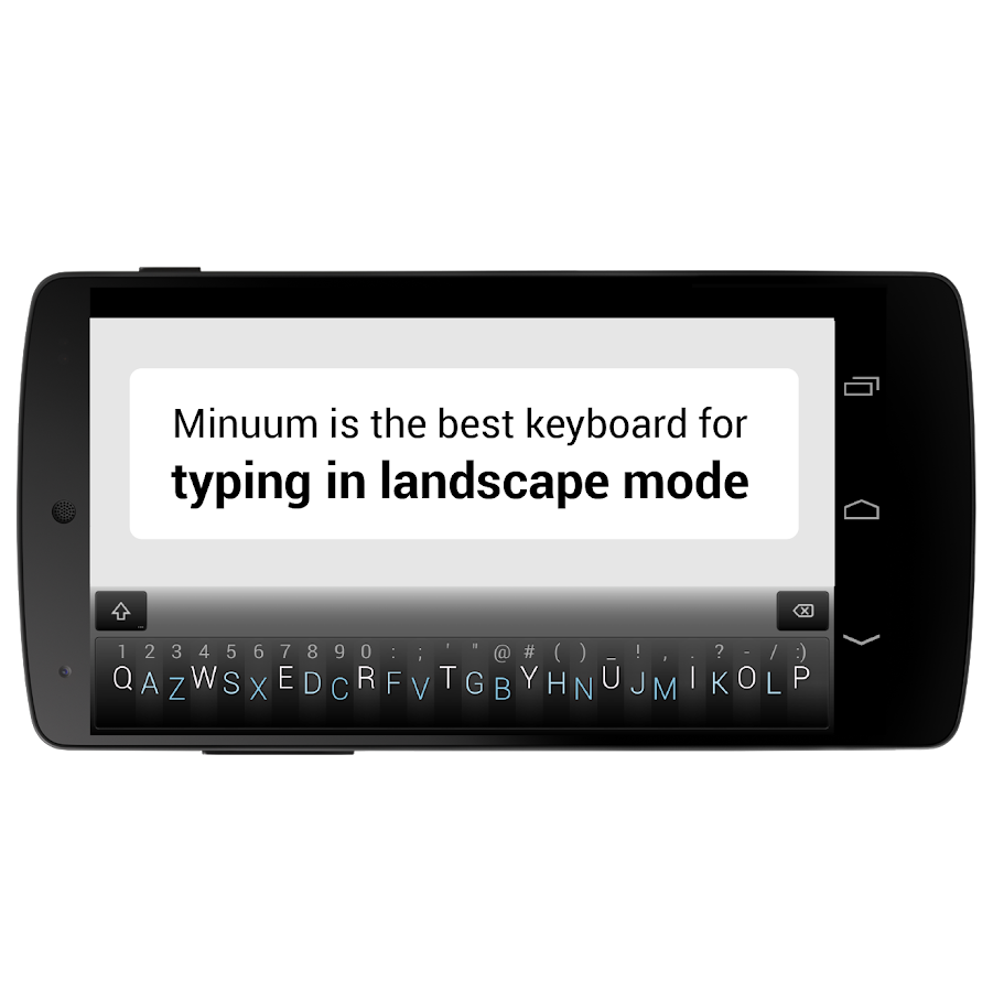 Minuum Keyboard - screenshot