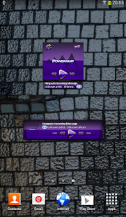 Download Poweramp widget Purple Glas APK for Android