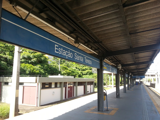 Plataforma de Embarque Estação Santa Tereza