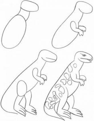 Learn To Draw Dinosaurs Dino
