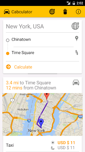 【免費旅遊App】Cabculator - Taxi Auto Fares-APP點子