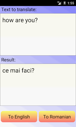 Romanian English Translator