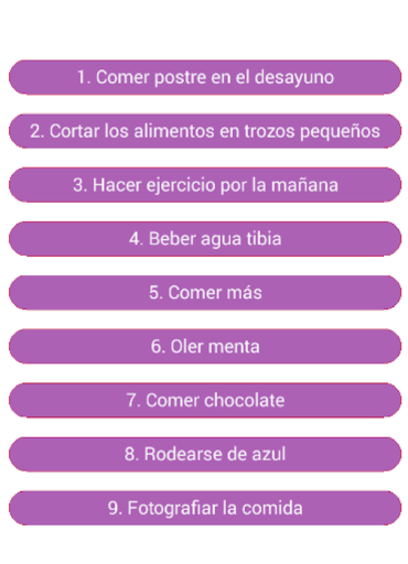 9 Trucos para bajar de peso