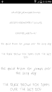 Písma pro FlipFont #13 - náhled