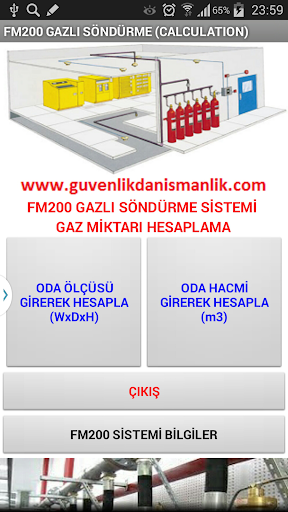 FM200 Hesaplama calculation