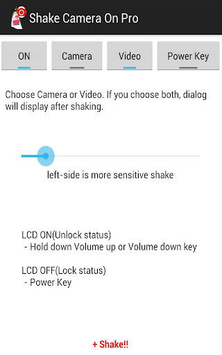 Shake Camera On Pro