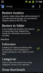 Undelete for Root Users - screenshot thumbnail