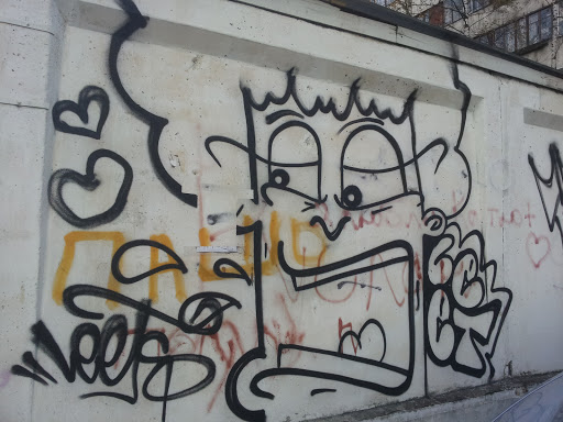 Граффити Морда