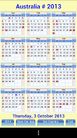 Cool Calendar Holidays 2014 APK تصویر نماگرفت #1