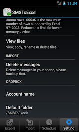 SMSToExcel Backup SMS in Excel poster 7