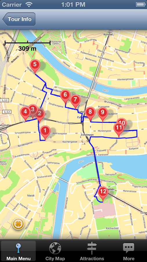 Map App Bern