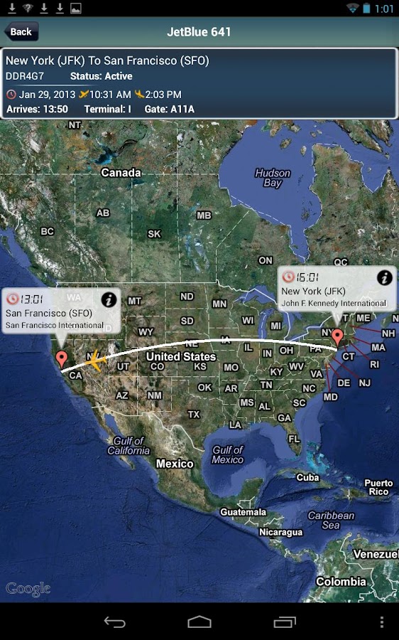 Kennedy New York Airport (JFK) Flight Tracker Android Apps on Google Play