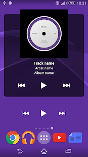 Lastest Universal Music Widget APK for Android