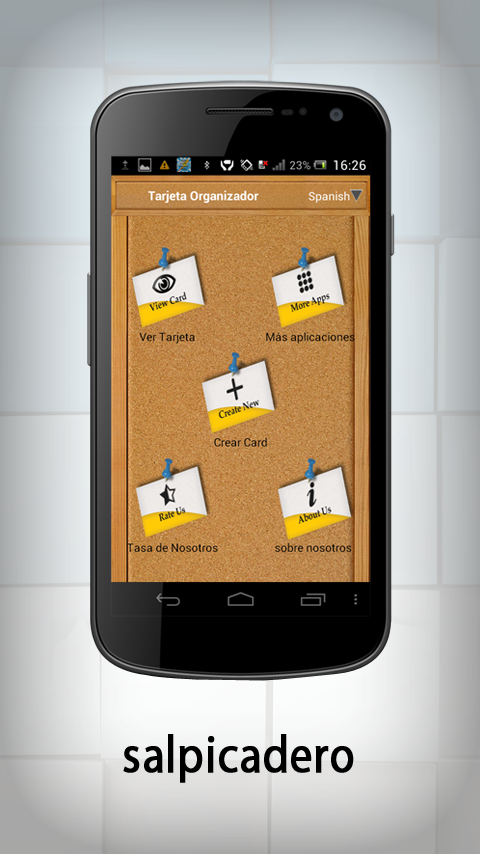 Android application Business Card Organization Pro screenshort