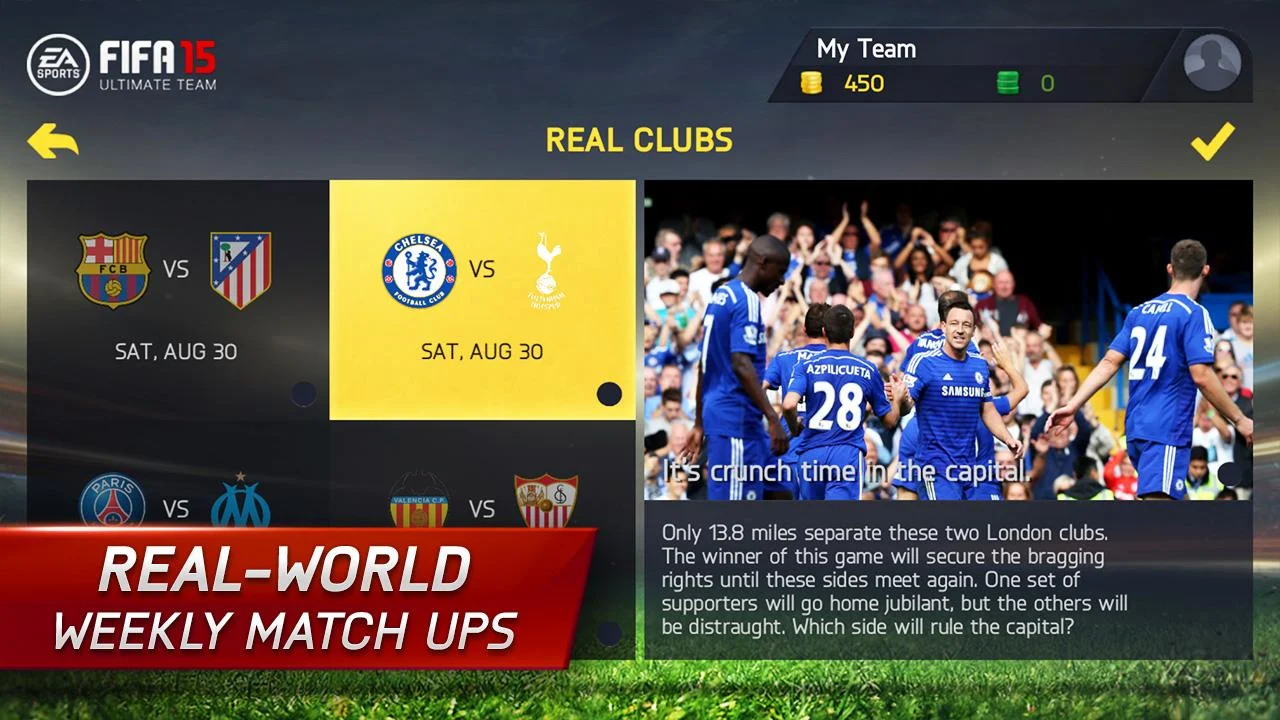 FIFA 15 Ultimate Team - screenshot