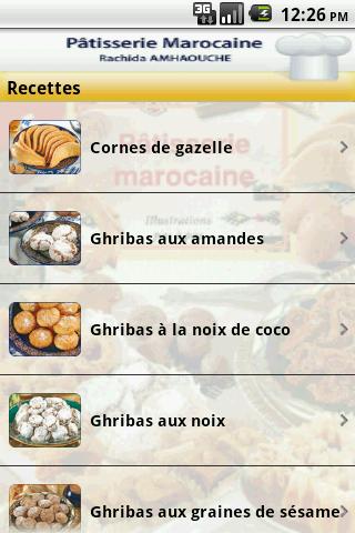 Pâtisserie marocaine Screen 2